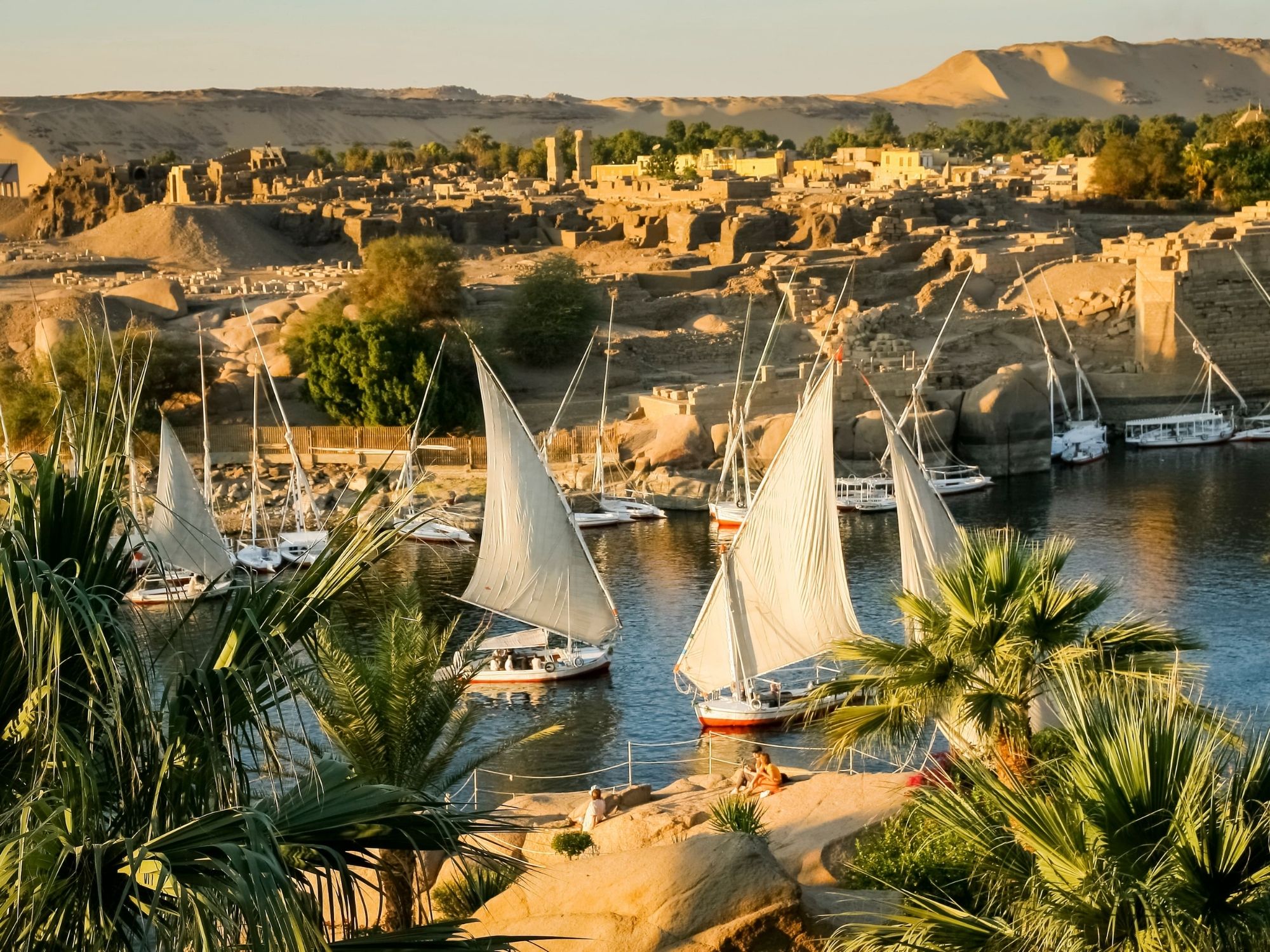 Асуан Египет Нил низовье