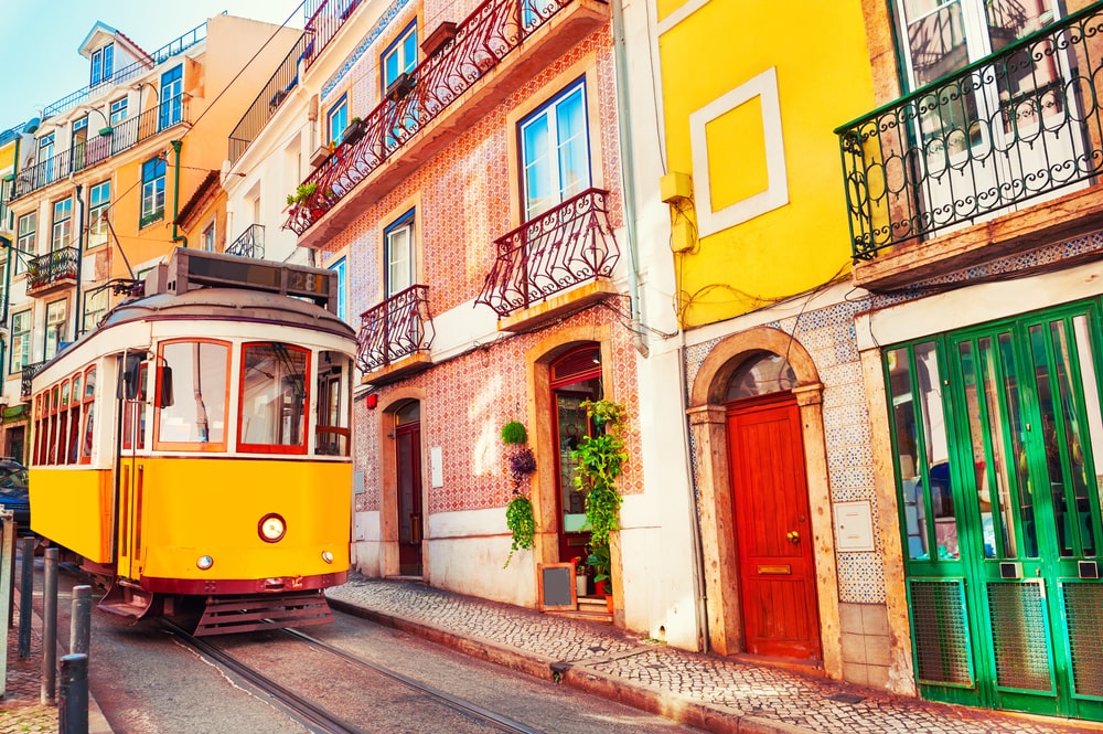 Tram in Lisbon