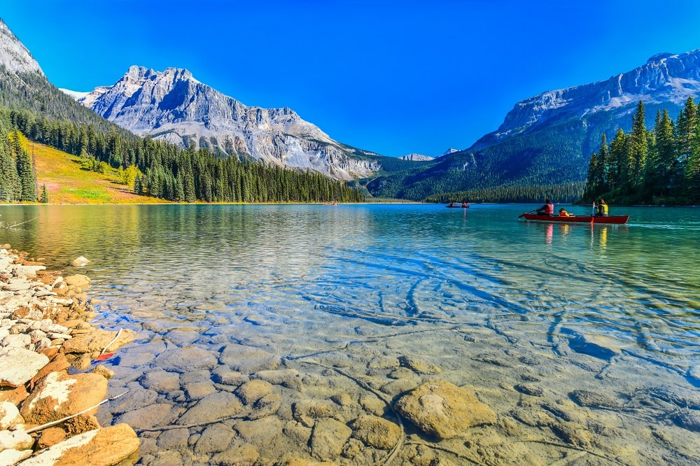 Canada lake holiday destination