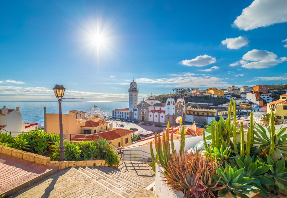 Candelaria town in Tenerife 