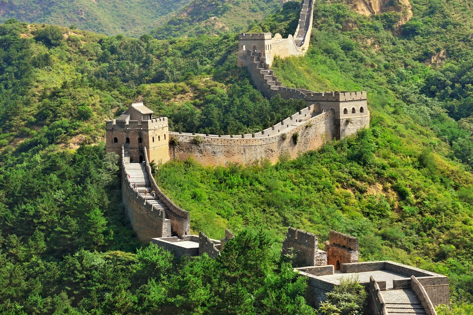 Great Wall of China as one of the 7 Wonders of the World
