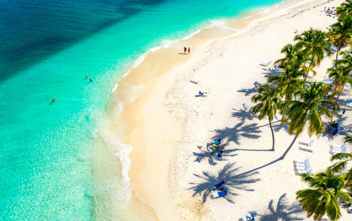 White sand beaches in the Maldives