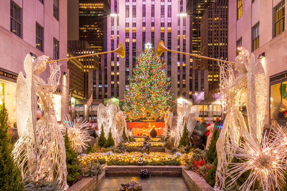 New York during Christmas