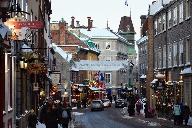 Quebec as a December holiday