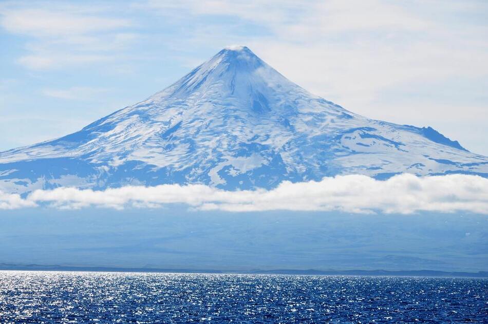 Shishaldin, Alaska is one of the most important volcanoes