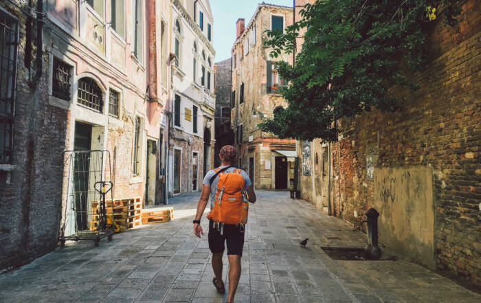 Backpacking in Italy