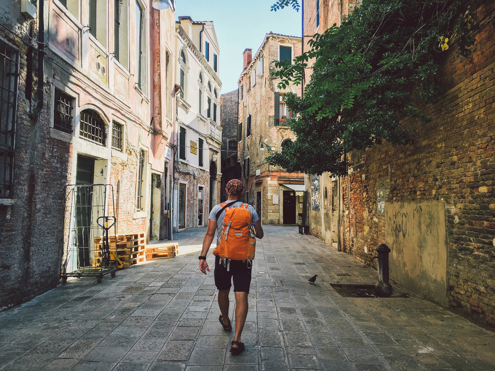 Backpacking in Italy