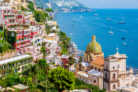 The Amalfi Coast in the Summer