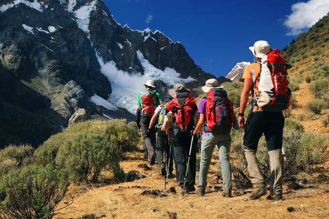 backpacking in Peru