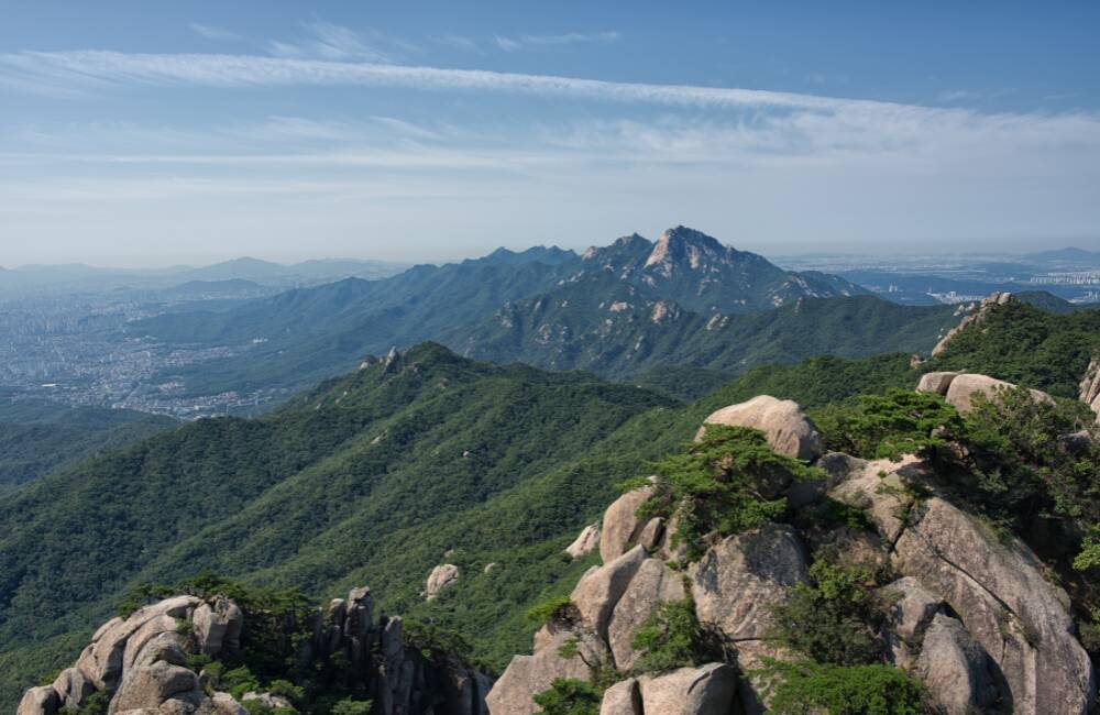 Bukhansan National Park in Korea