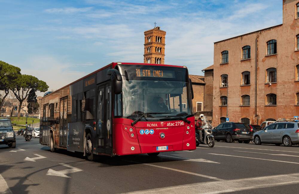 Bus from Fiumicino Airport to Rome city centre