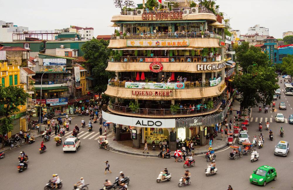 Old town of Hanoi, Vietnam