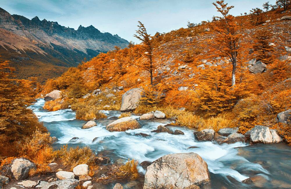 River in Santa Cruz, Argentina