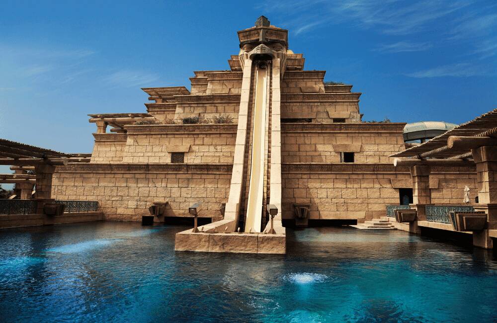 Water Park Atlantis in Palm Jumeirah, Dubai