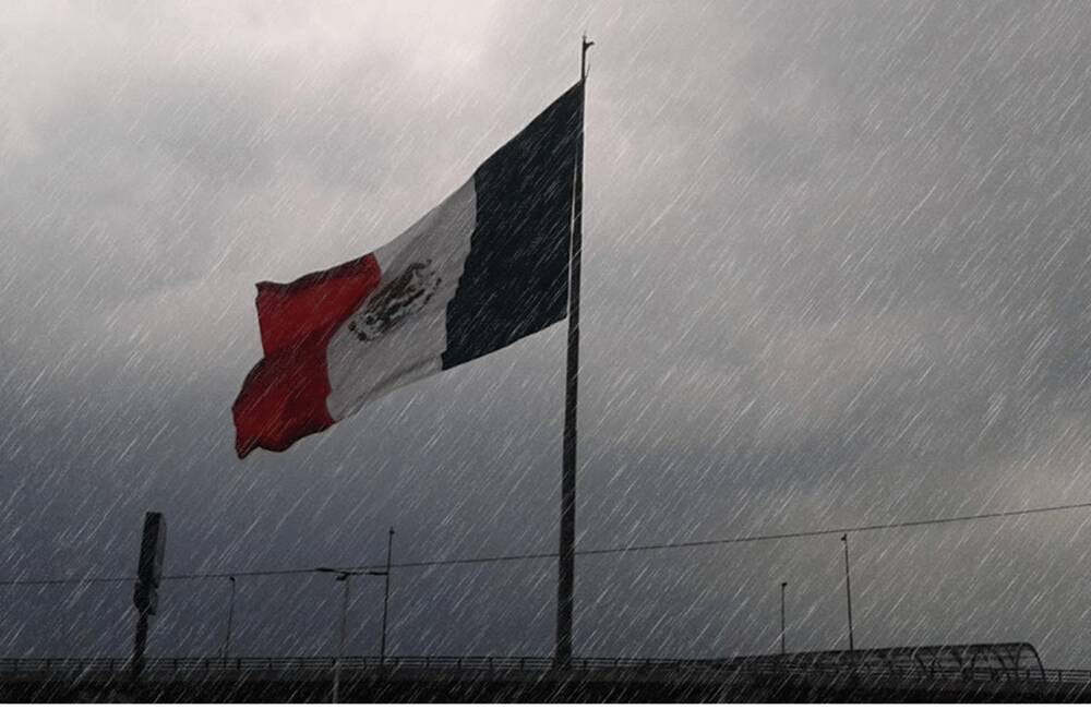 Rainy season in Mexico