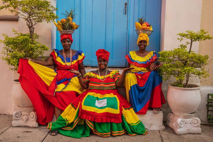 Palenqueras in Cartagena