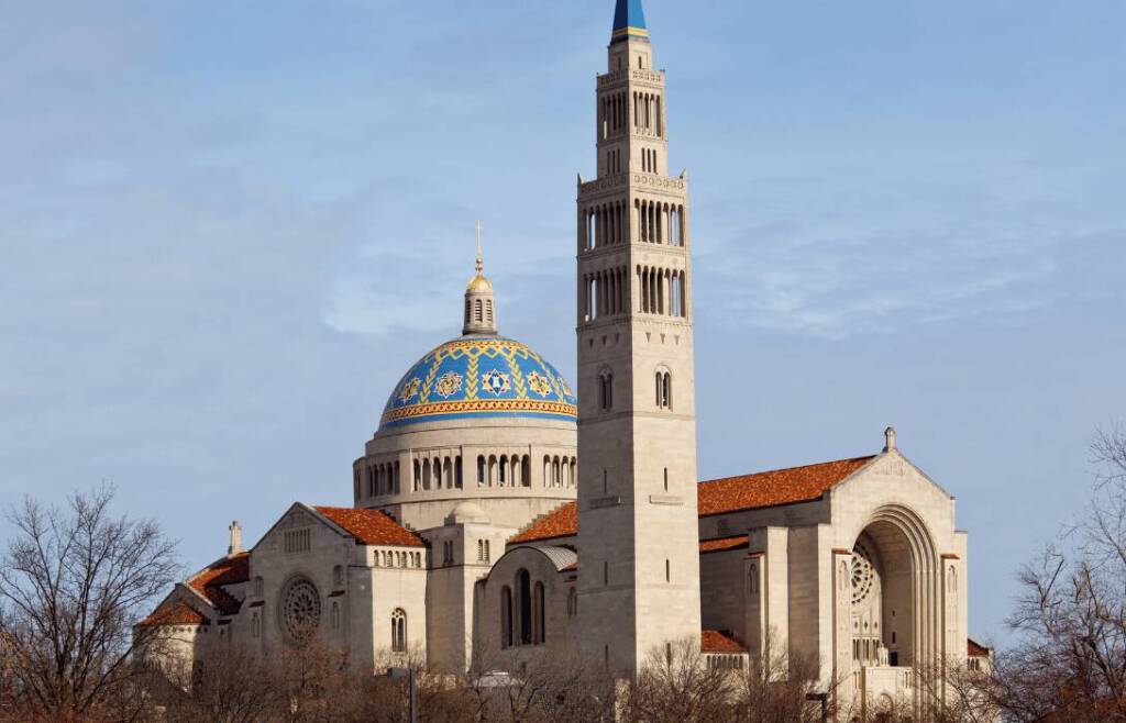 the Basilica of the National Shrine of the Immaculate Conception