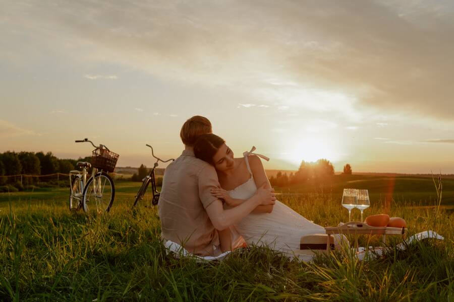 Couple in Pugglia, Italy