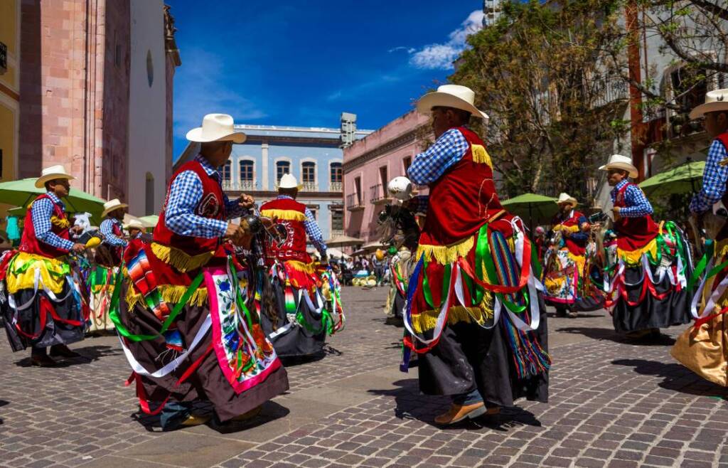 Tradictional festival in the streets of Puerto Rico